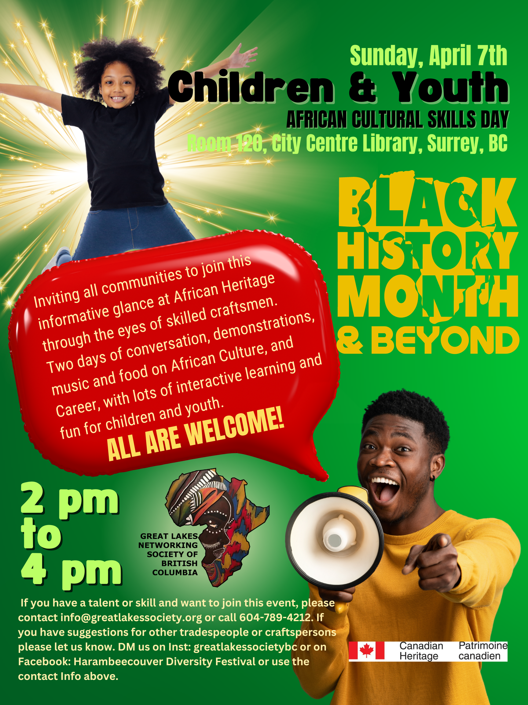 You are currently viewing Black History Month & Beyond-African Cultural Skills Day